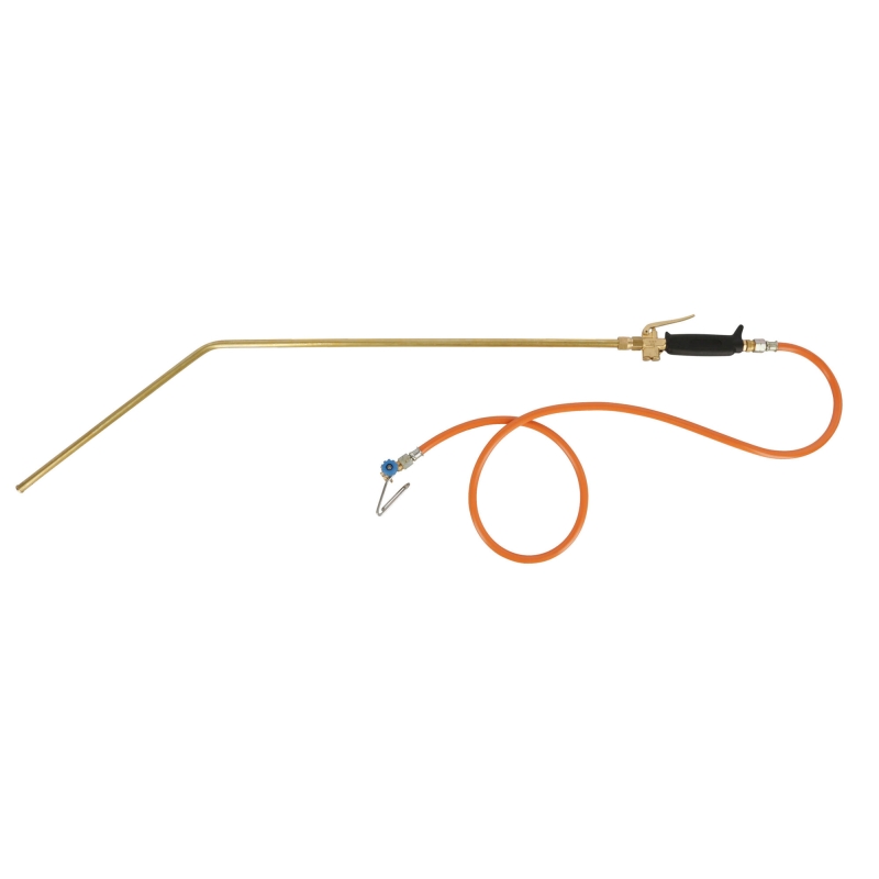 Uierhaarverwijderaar 1,5m-sla. voor gascartouche, gebog. lans - 15676