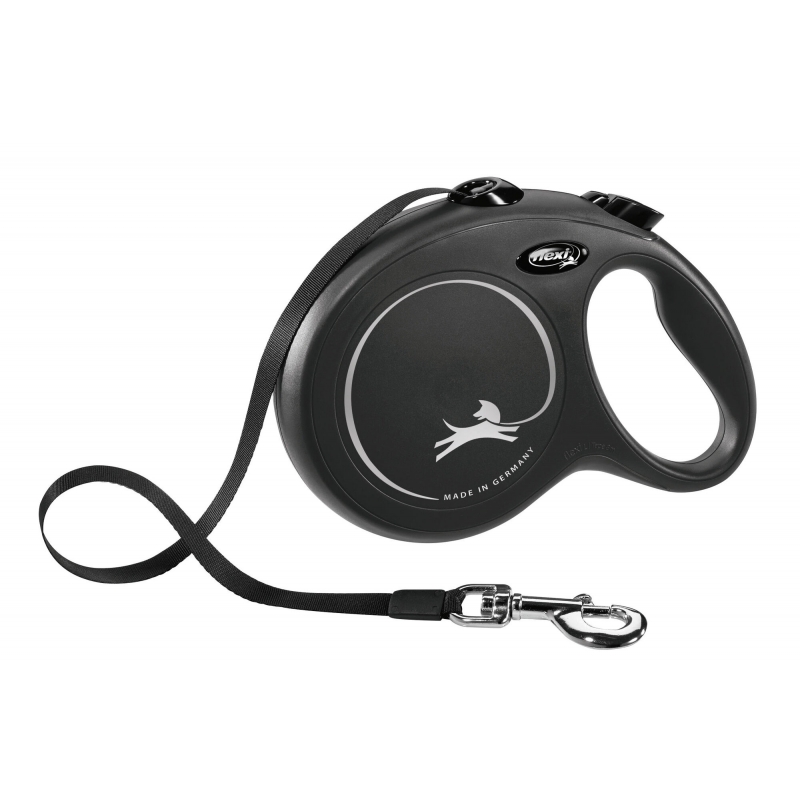 Laisse-sangle Flexi NewClassic L, 8m, max.50kg noir - 81106