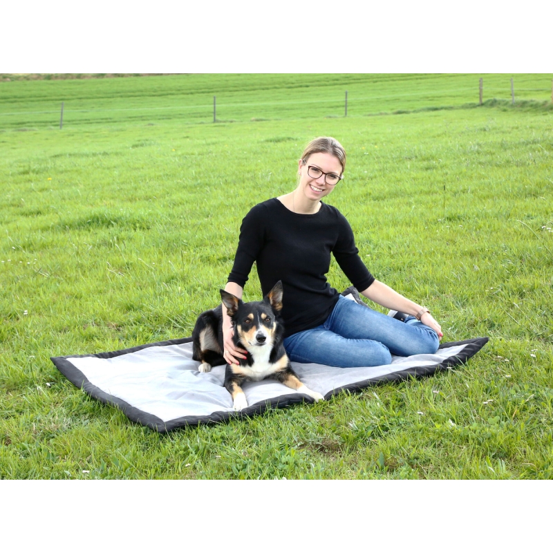 Hundematte Trip 140x100x4cm, grau-schwarz - 81265