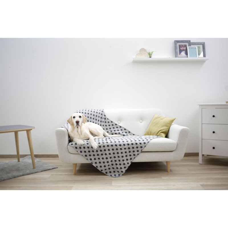 Hundedecke Stella 140x100cm grau - 81301