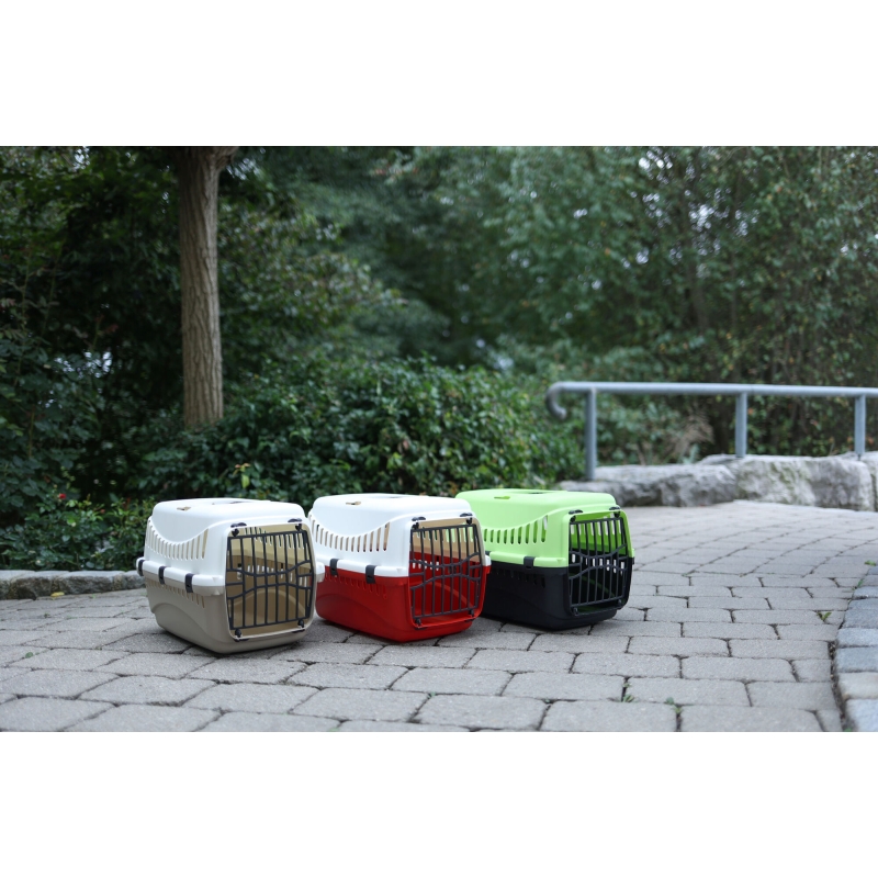 Box de transport Expedion cr&egrave;me-bordeaux 48x32x32cm - 81348