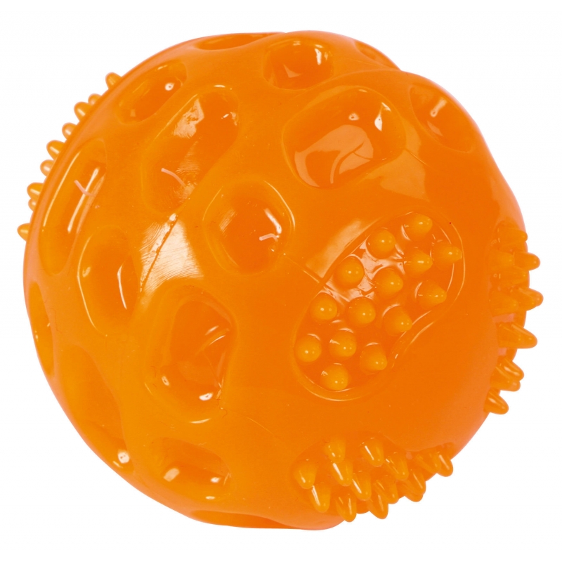 Balle ToyFastic Squeaky, orange, Ø7,5cm - 81484