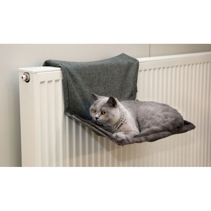 Hamac pour chat Paradies gris, 45x30 cm - 81563