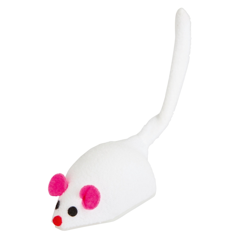 Renmuis om op te winden wit, 7 x 3,5 cm - 81649
