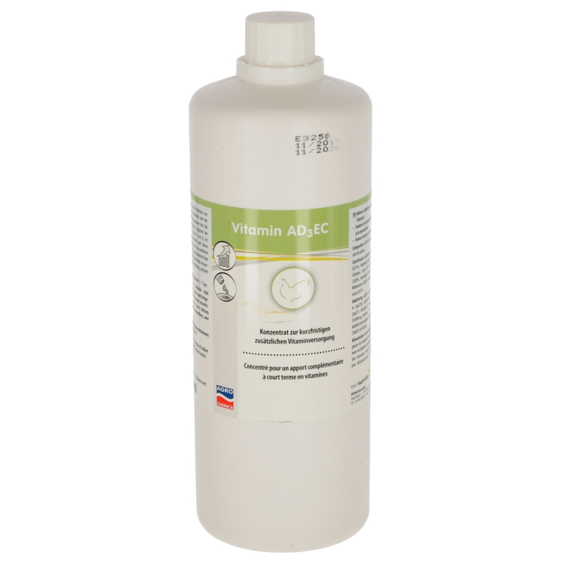 Concentr&eacute; vitamin&eacute; AD3EC pour volaille 1000ml - 15777