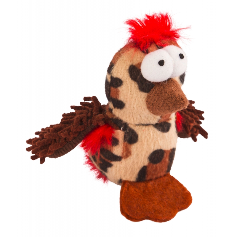 Poezenspeelgoed met Cat Nip gekke kip, 8cm - 81658