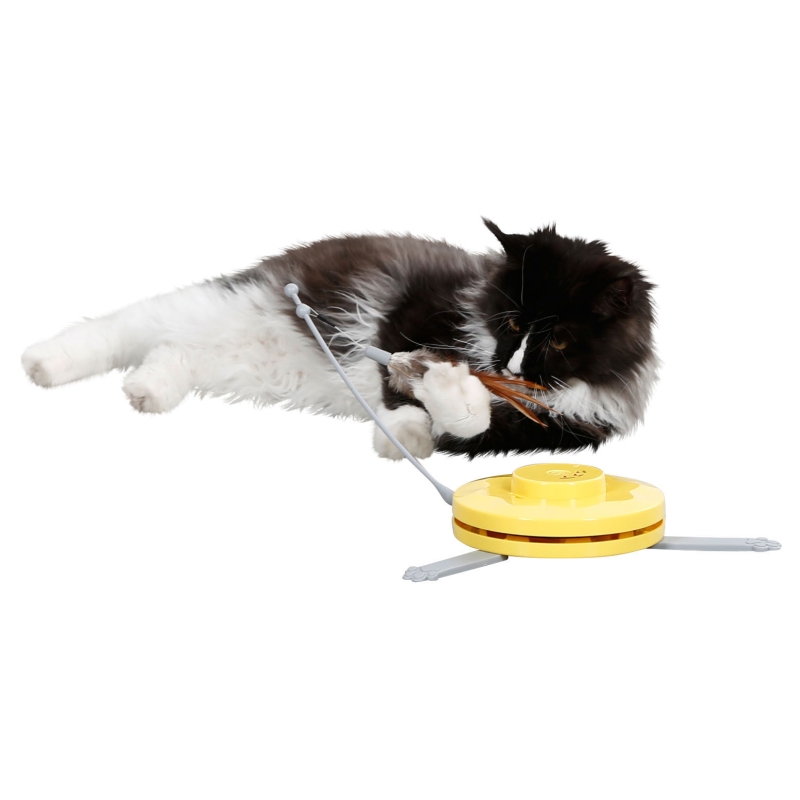 Katten vangspel elektronisch 2in1 Catch the TailFeather, 70x53x5cm - 81666