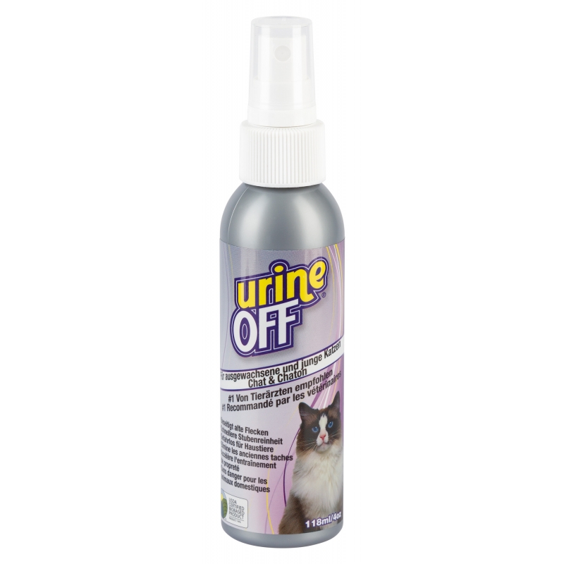 UrineOff Spray kat 118 ml geur- en vlekkenverwijderaar - 81680