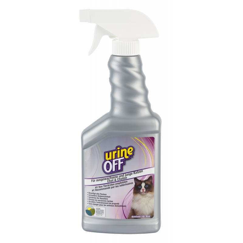 UrineOff Spray kat 500ml geur- en vlekkenverwijderaar - 81681