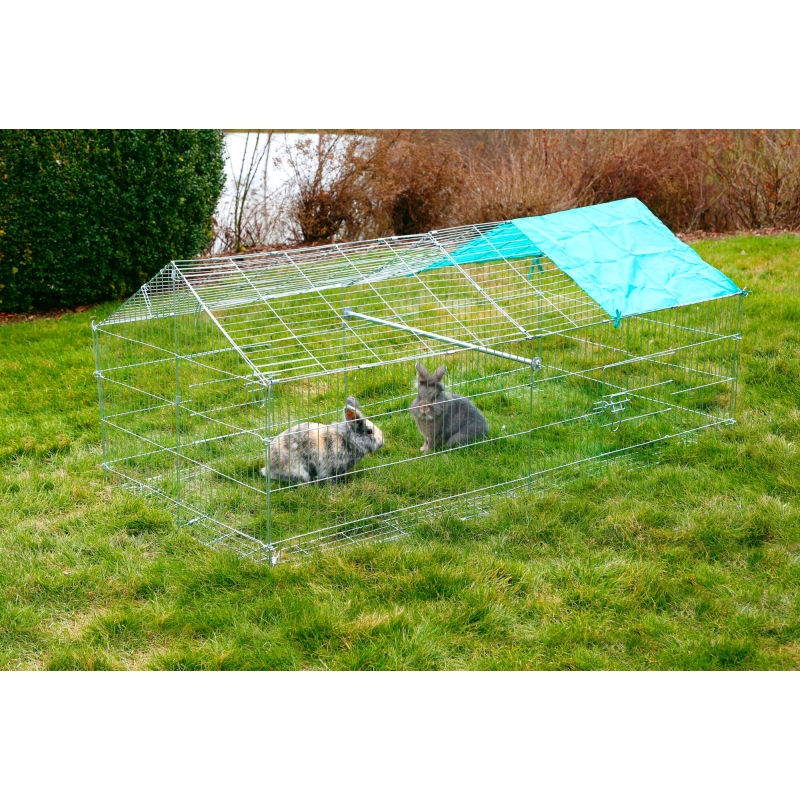 Enclos ext&eacute;rieur pour rongeur 180x90x75cm - 81712