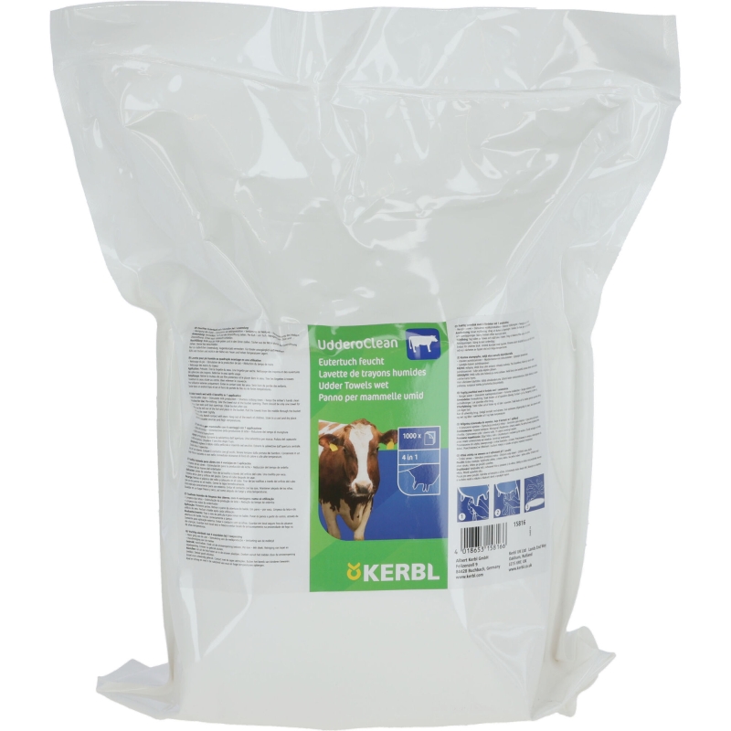 Recharge lingettes UdderoClean  1000 feuilles - 15816