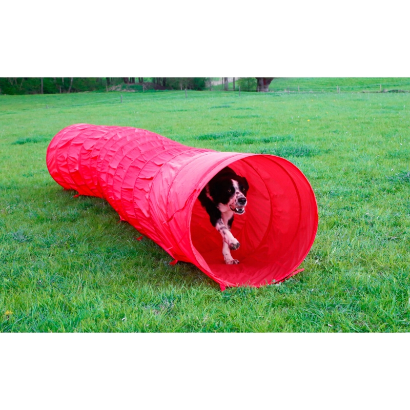 Agility Hundetunnel rot, 5m, 60cm - 81997