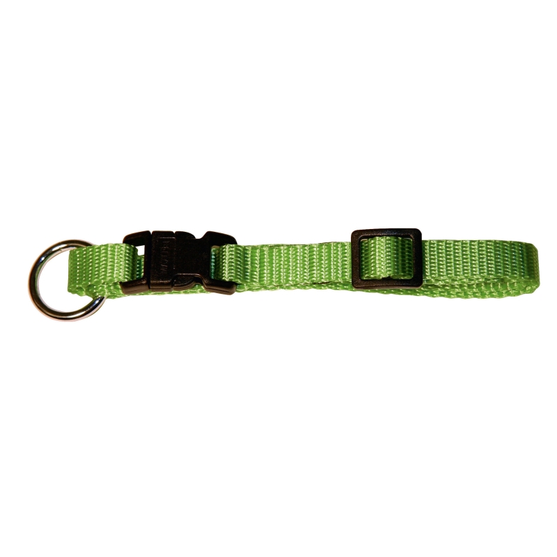 MIAMI halsband, appelgroen 15 mm, verstelbaar 30 - 45 cm - 82062