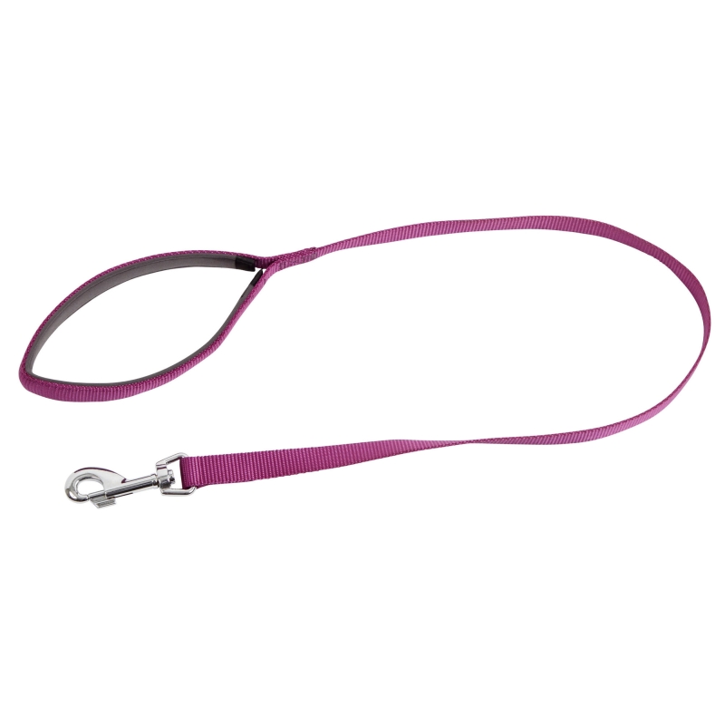 Laisse courte pour chien Miami violet, 20mm-100cm - 82153
