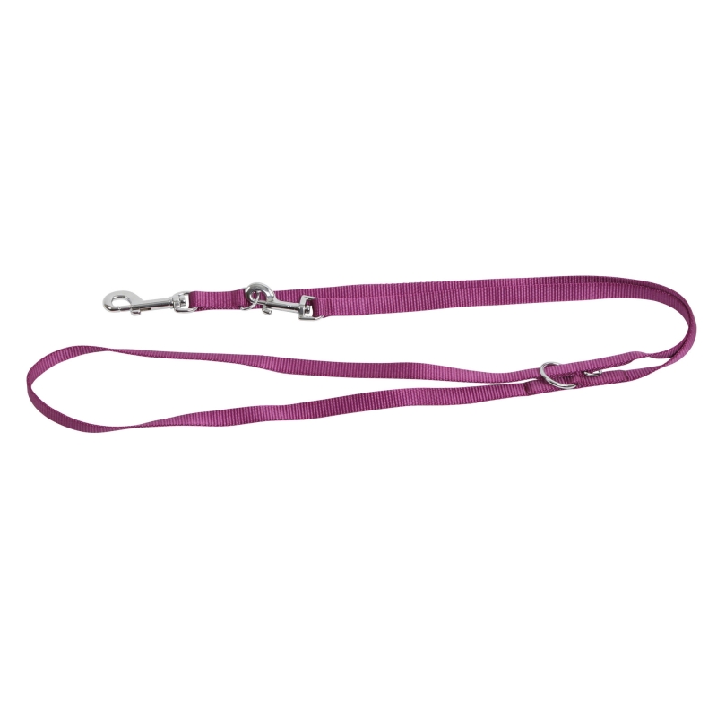 Laisse longue pour chien Miami violet, 20 mm, 200 cm - 82155