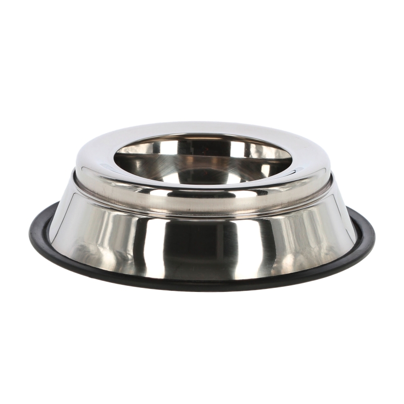 Rvs voerbak ANTI-SPLASH 900ml - 82289