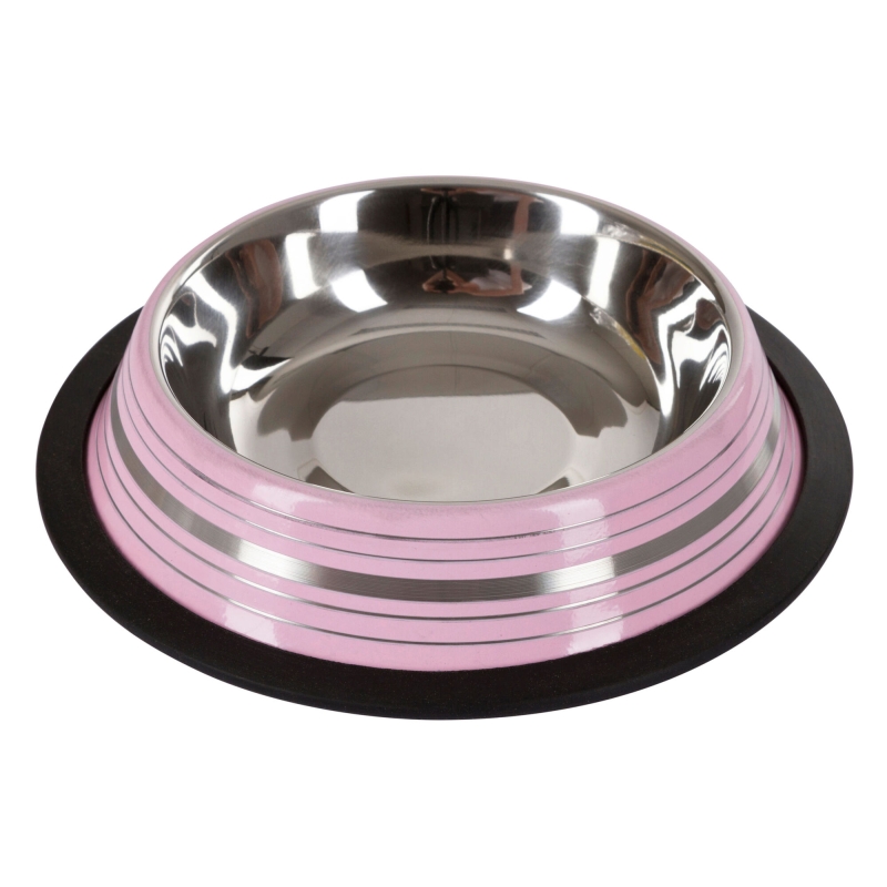 Rvs bakje 450ml, op kleur gesorteerd, slipvast - 82296