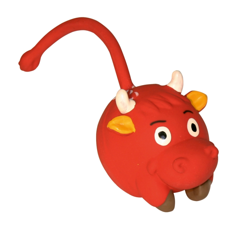 Racing bull en latex &oslash; 9 cm - 82306