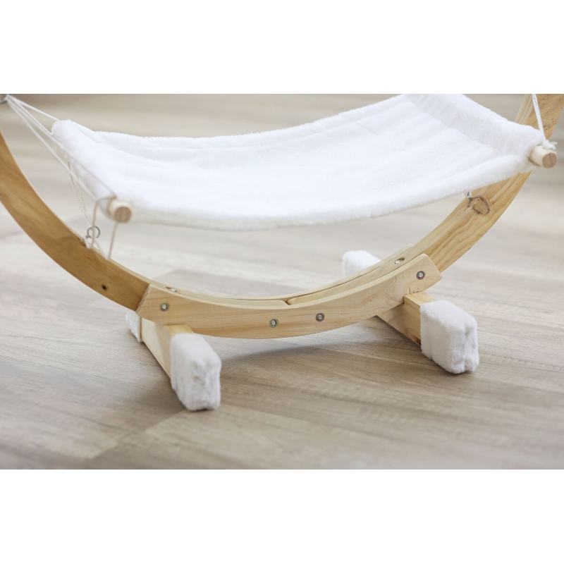 Hamac Siesta blanc, 73x36x34cm - 82591