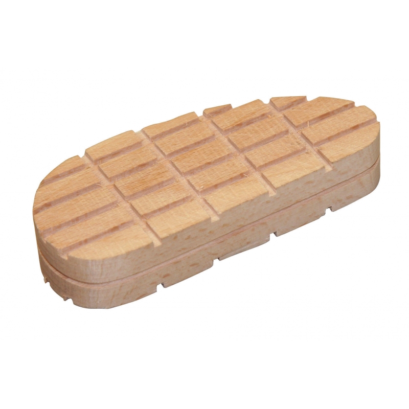Semelle en bois grand mod&egrave;le 10 par pack - 16105-10