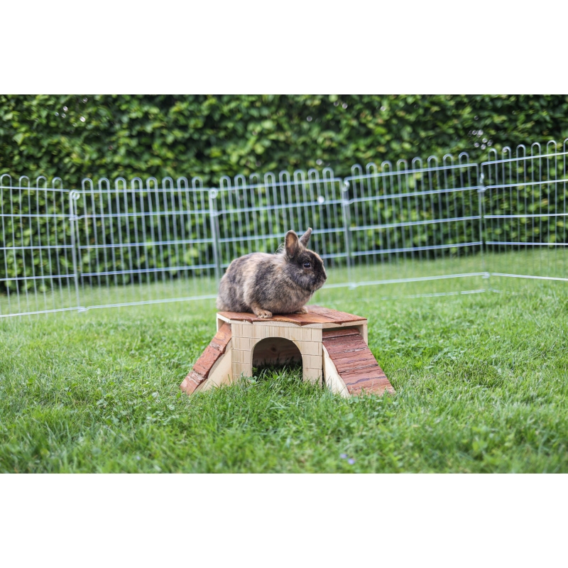 Knaagdierhok met loopplank NATURE 37 x 37 x 16 cm - 82771