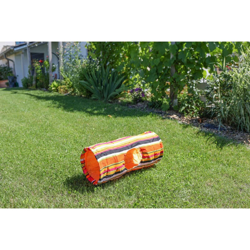 Ritseltunnel van nylon voor knaagdieren &oslash; 25 x 60 cm - 82778