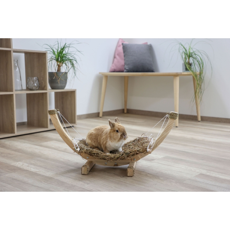 Hamac en herbe pour rongeur Siesta, 73 x 36 x 34 cm - 82796