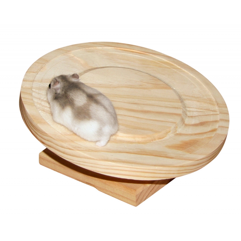 Hamsterloopbord van hout Ø 20cm - 82882
