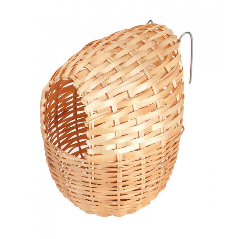 Nid pour oiseaux en bambou 12x11cm - 83120