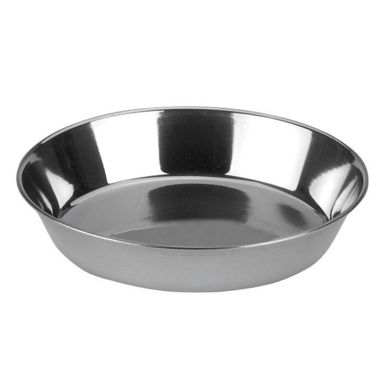 Rvs kattenvoerbak &oslash; 13cm, 300 ml - 83201
