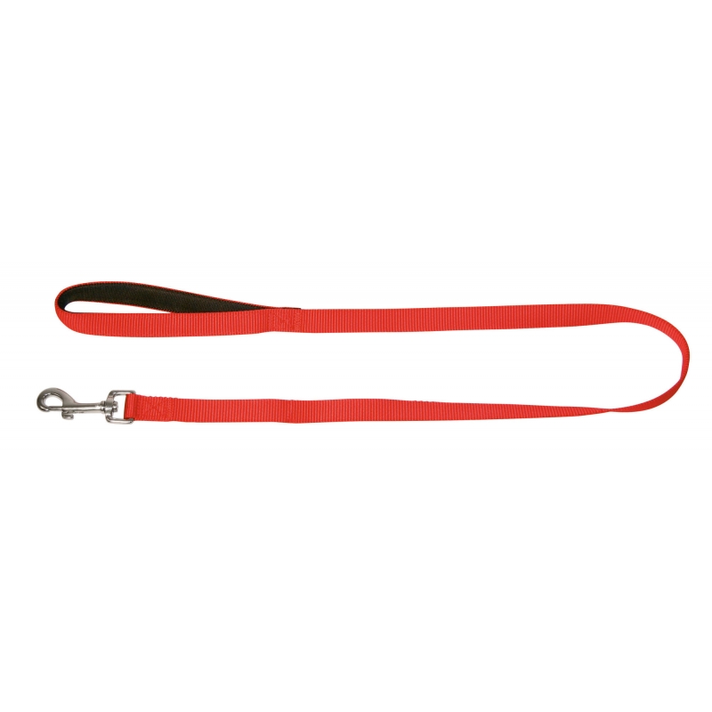 Laisse courte pour chien Miami rouge, 20mm-100cm - 83671