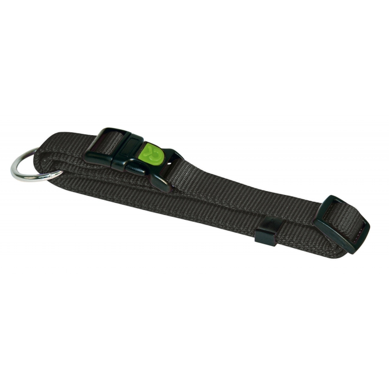 Collier pour chien Miami noir 25 mm, 45-65 cm - 83708
