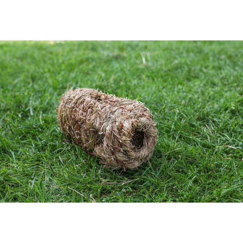 Cylindre en herbe pour petit rongeur, 18x10x10cm - 83968