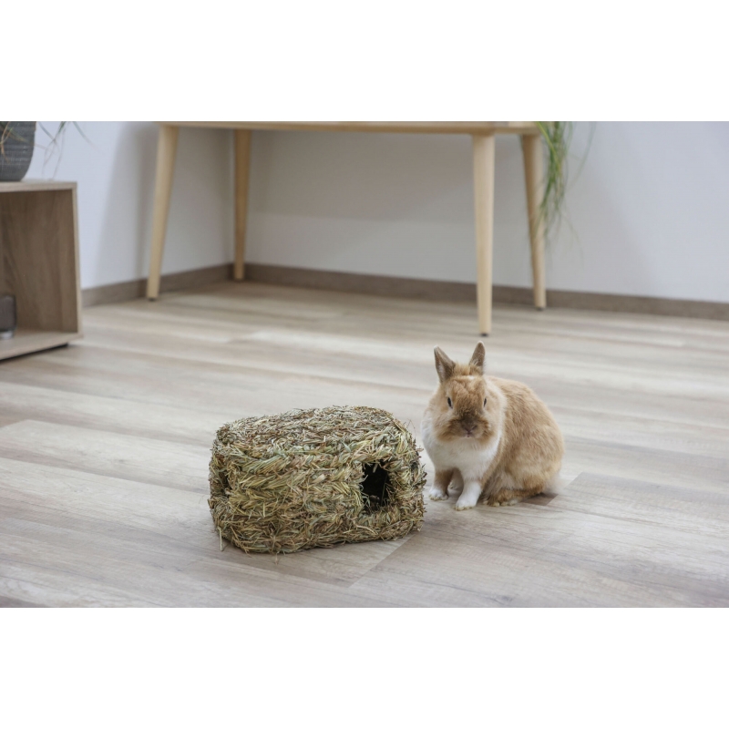 Maison en herbe pour rongeur 28X18X15cm - 84053
