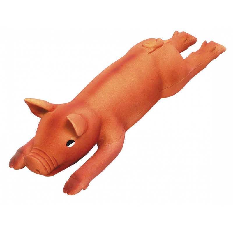 Latex varken 23 cm met pieper Squeeker - 84056