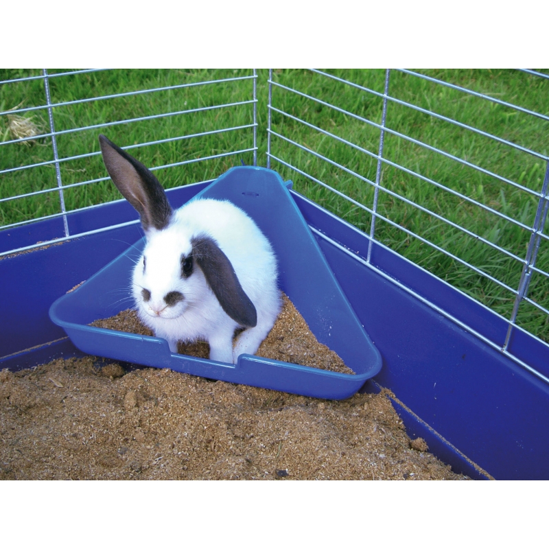 Hoektoilet voor kleinveekooien 35 x 22 x 16 cm - 84176