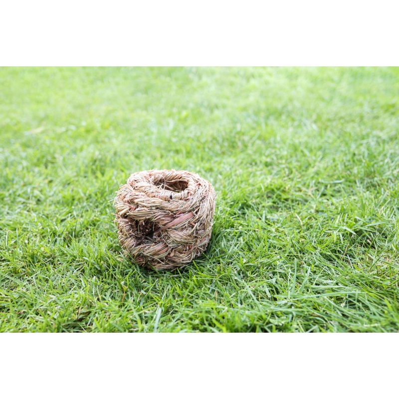 Nichoir en herbe pour petit rongeur, 10,5x10,5x10,5cm - 84177