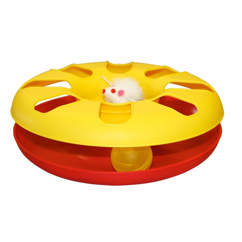 RACING WHEEL kattenspeel- goed &oslash; 24 cm, op kleur gesort. - 84216