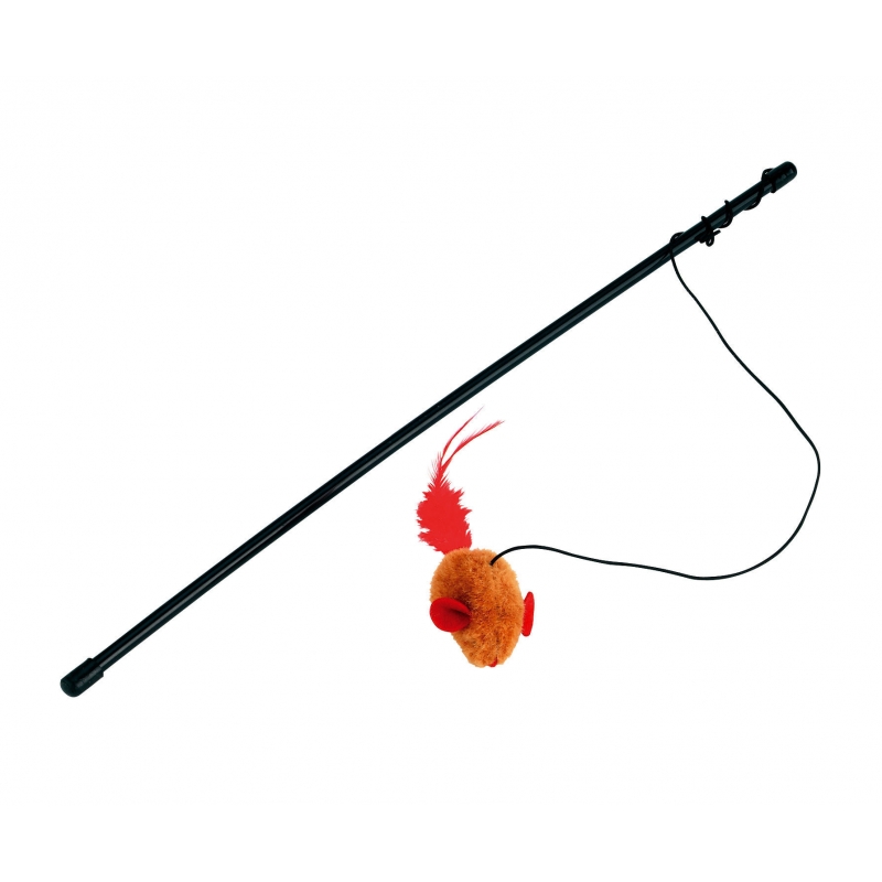 Canne &agrave; p&ecirc;che pour chat 48cm - 84535