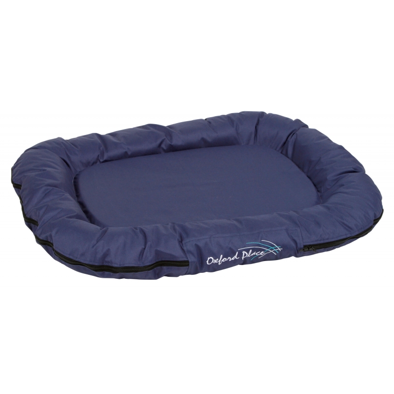 Ligkussen Oxford Place blauw, 100x70x15 cm - 84990