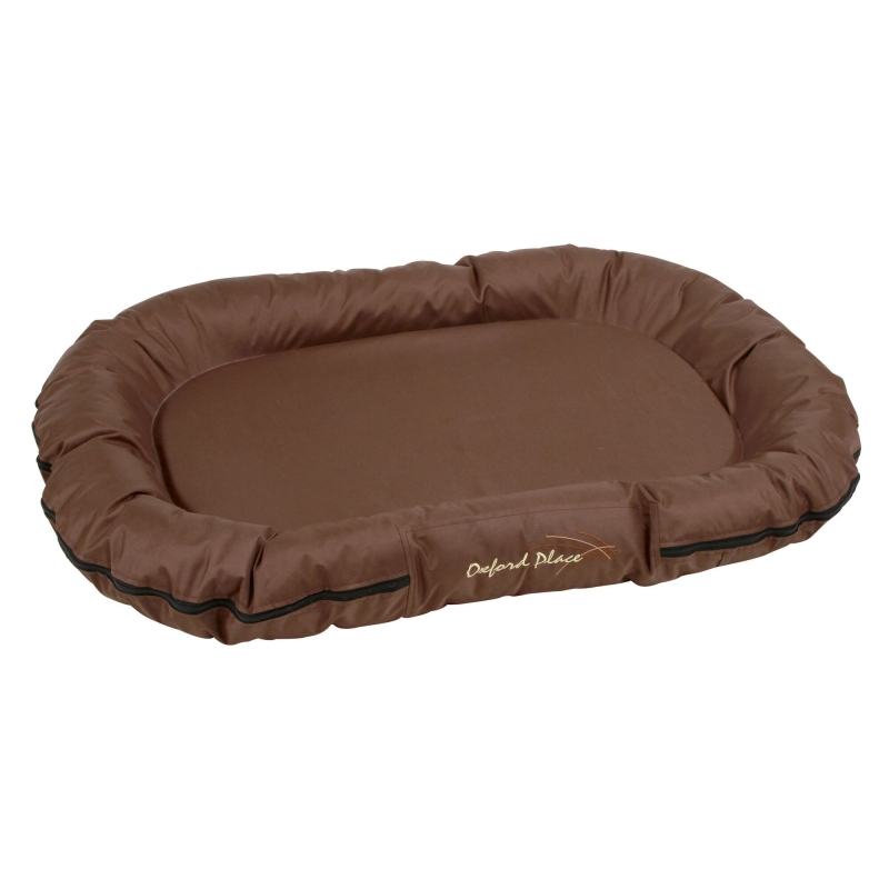 Coussin Oxford Place brun, 120x85x17 cm - 84993