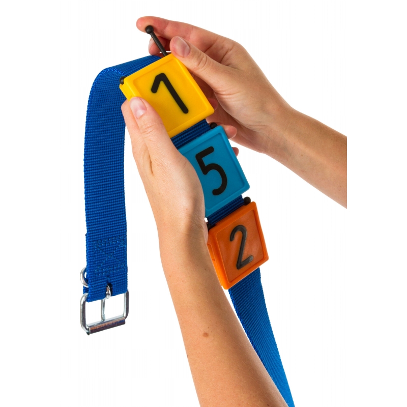 Num&eacute;ro pour collier Duo chiffre 1jaune - 209421