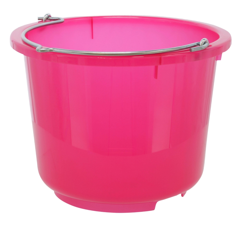 Seau d'&eacute;curie 12l rose - 298801