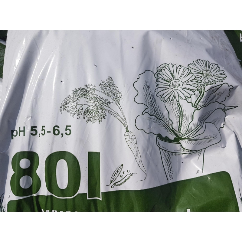UNIVERSELE POTGROND POTAARDE TEELAARDE VOOR BLOEMEN EN GROENTEN AGRODIEREN - POTGROND-UNIVERS-80L-LOS
