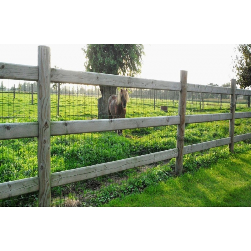 Bristol weidepaal in hout Agrodieren - BRIST-P220-3SL-GRE-14D