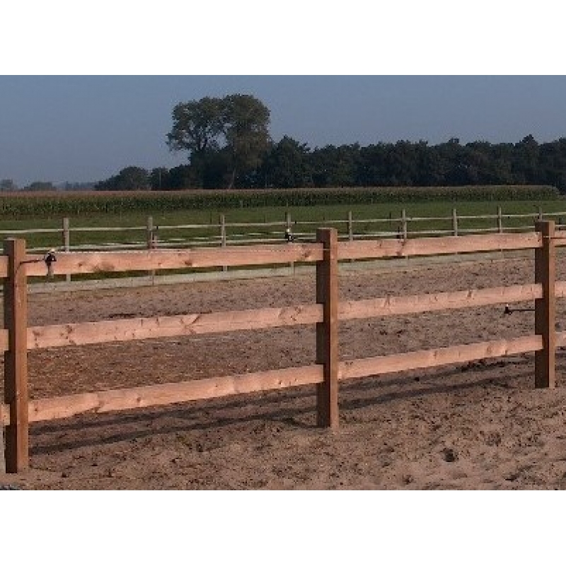 Manchester weidepaal in hout Agrodieren - MAN-P220-3SL-RNG-75X155