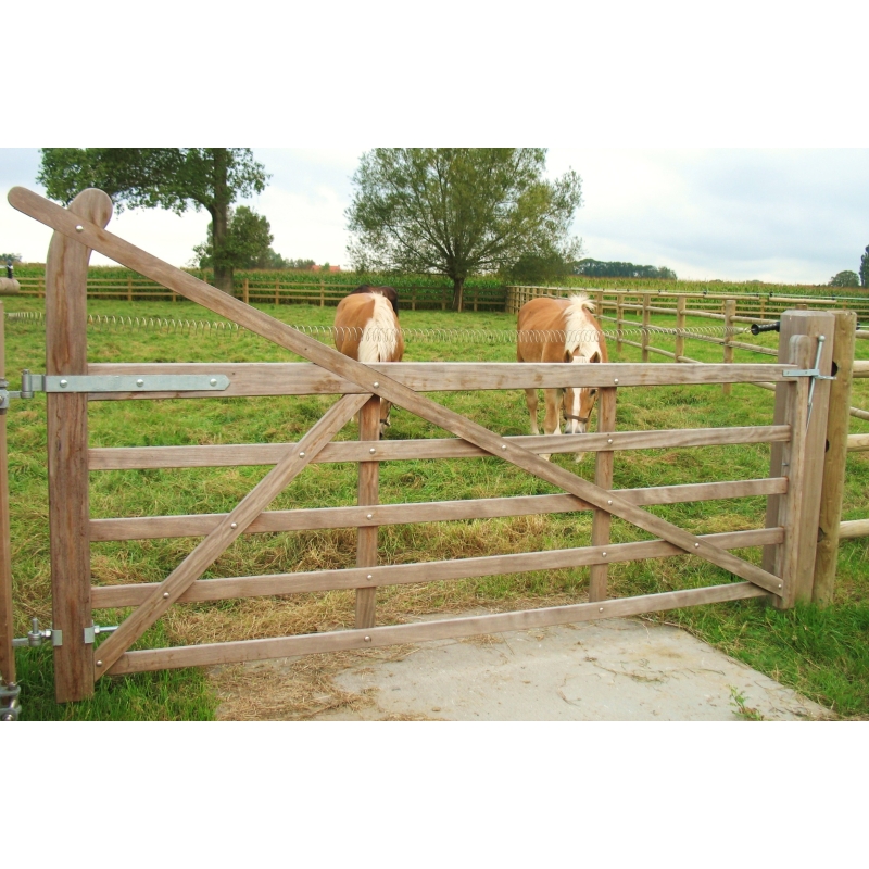 Weidepoort Weidehekken in hout - model Birmingham Den - BIRM-DEN-180X120