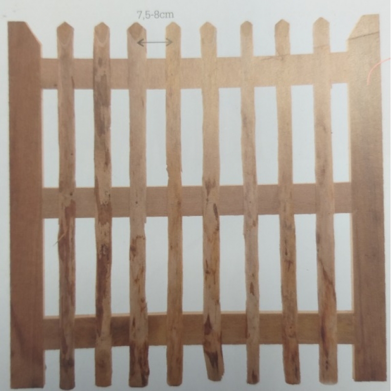 Kastanje poort waarbij kader gemaakt uit eik hout - Paalafstand 7,5 - 8,0 cm - Hoogte 1M - Breedte 1M - mooi bij kastanje afsluiting - AGRODIEREN - KAST-PO-7,5-8CM-H100-B100