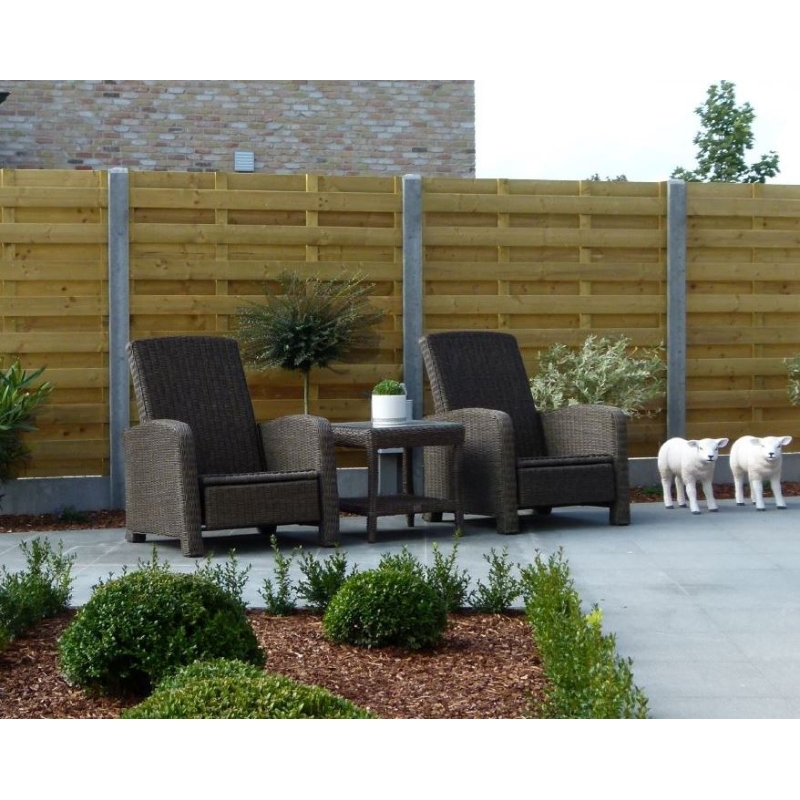 Tuinscherm in hout model economy type 1 Agrodieren - HSCH-T1-180X180