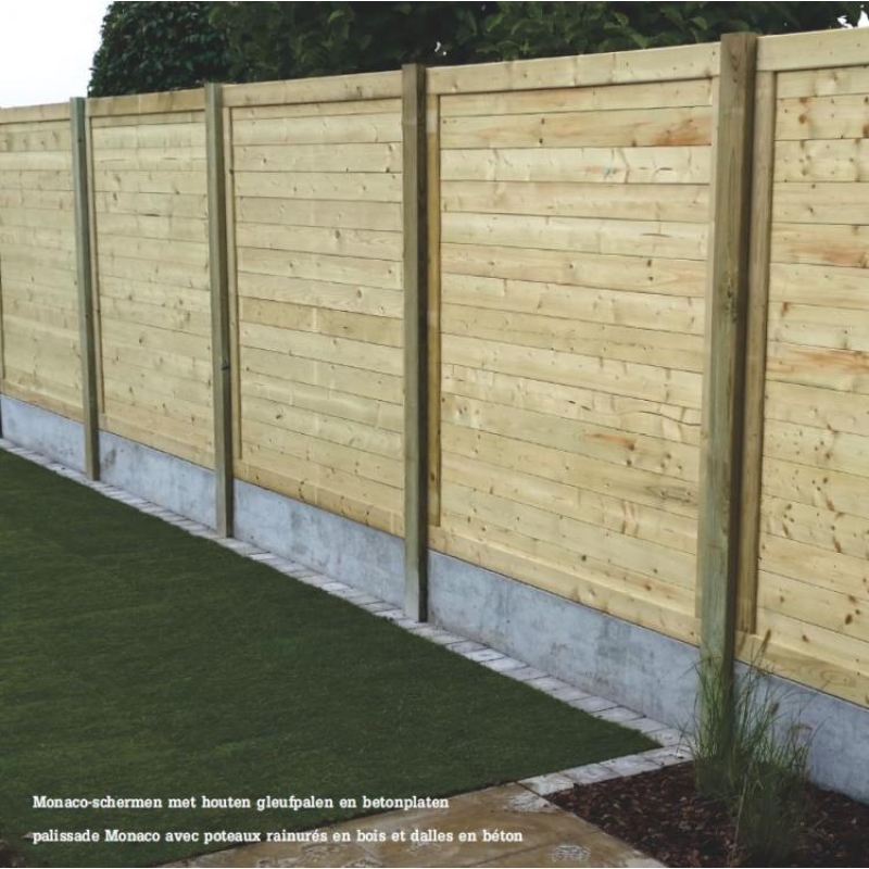Tuinscherm in hout model Monaco Agrodieren - HSCH-MONACO-180X180